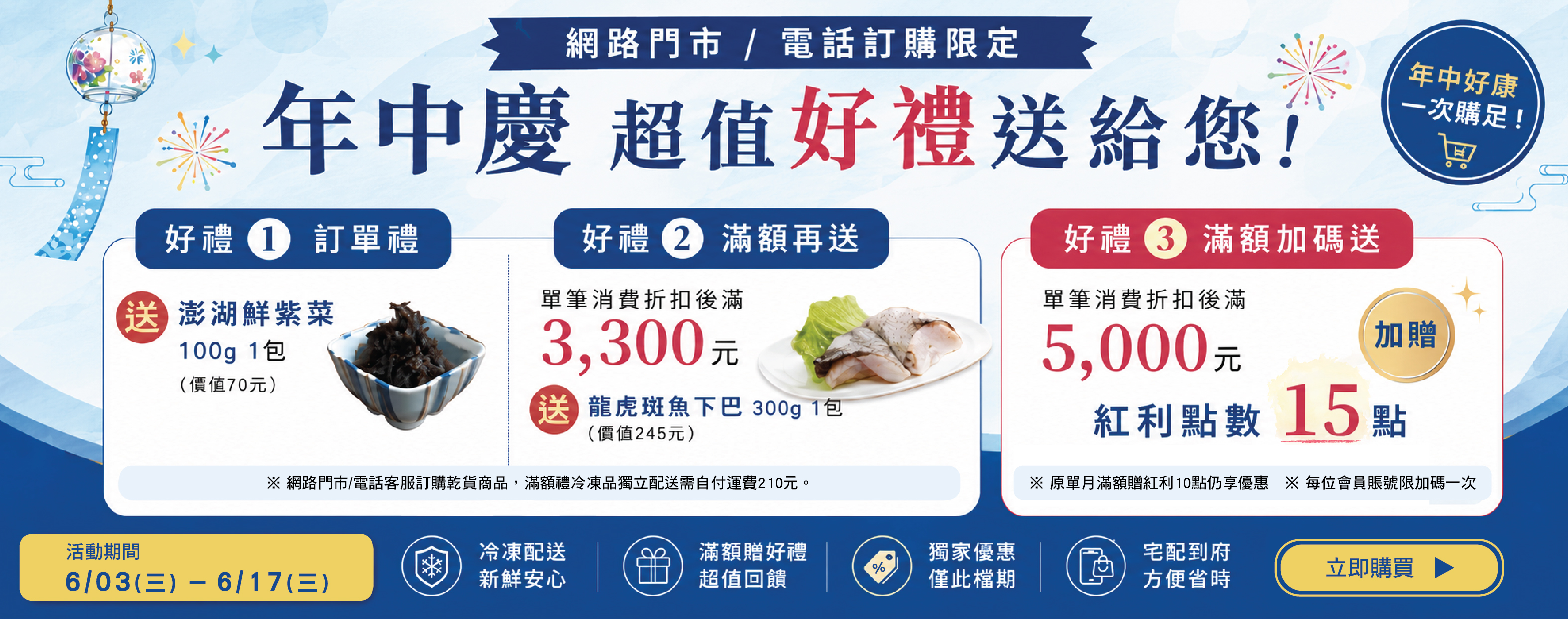 2026年中慶滿額贈