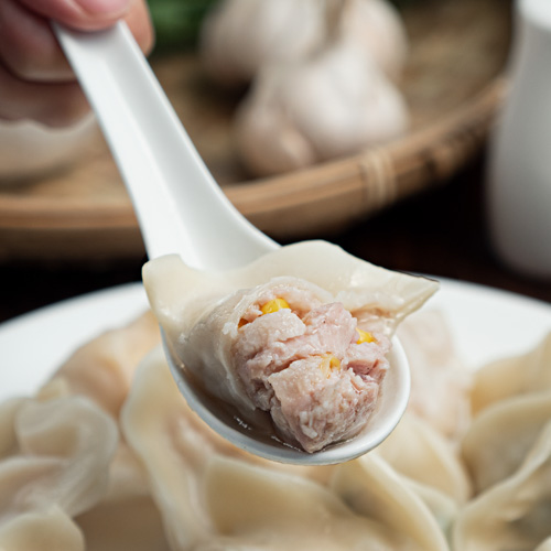 玉米豬肉手工水餃
