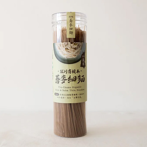 銀川有機純米細麵-30%蕎麥350g