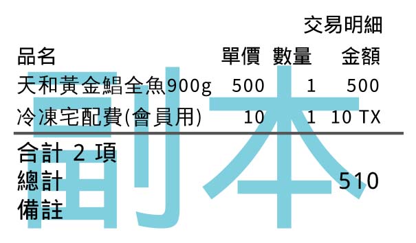 交易明細